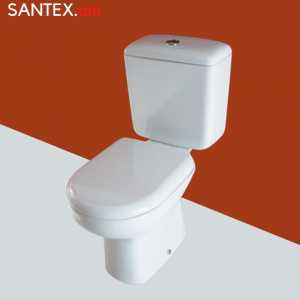 Унитаз  RAK Ceramics: Liwa 36.5х66.5х9*80.5см / горизонтальный / 2 режима / дюропласт