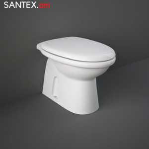 Унитаз  RAK Ceramics: Karla 36х51х39.5см / горизонтальный / дюропласт с микролифтом