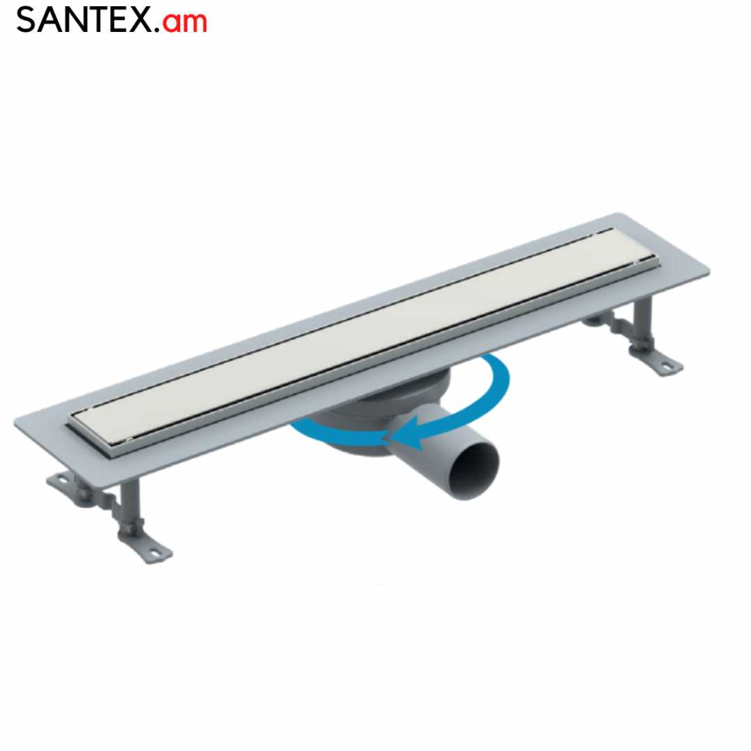Լոգարանի տռապ MAXIFLOW 3159՝ 60սմ, միացումը կողքից